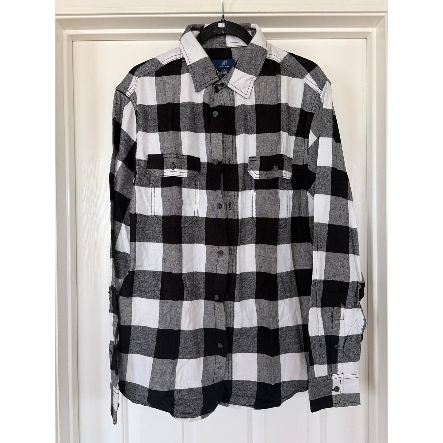 Ozzy Osborn Upcycled Flannel Shirt Unisex Size Large L