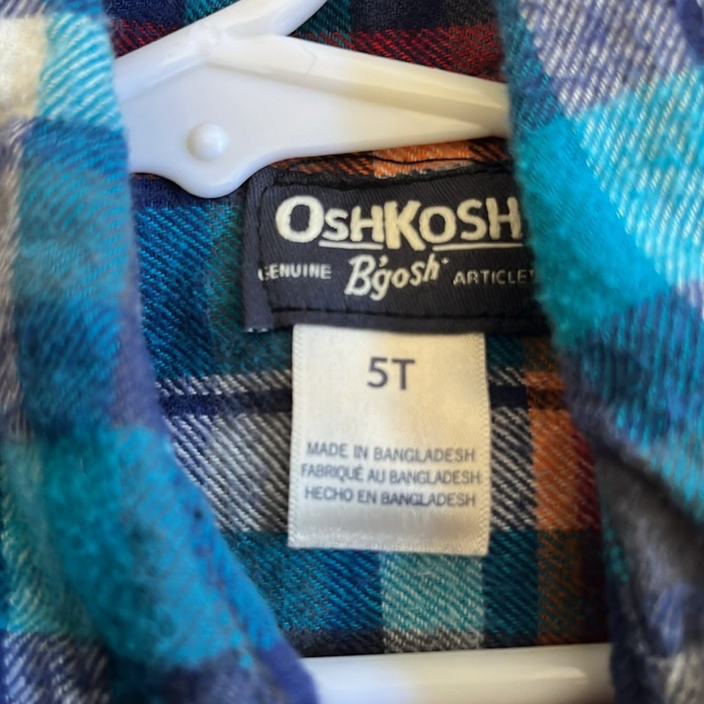 Oshkosh Hocus Pocus Halloween Flannel Shirt upcycled unisex Size 5T