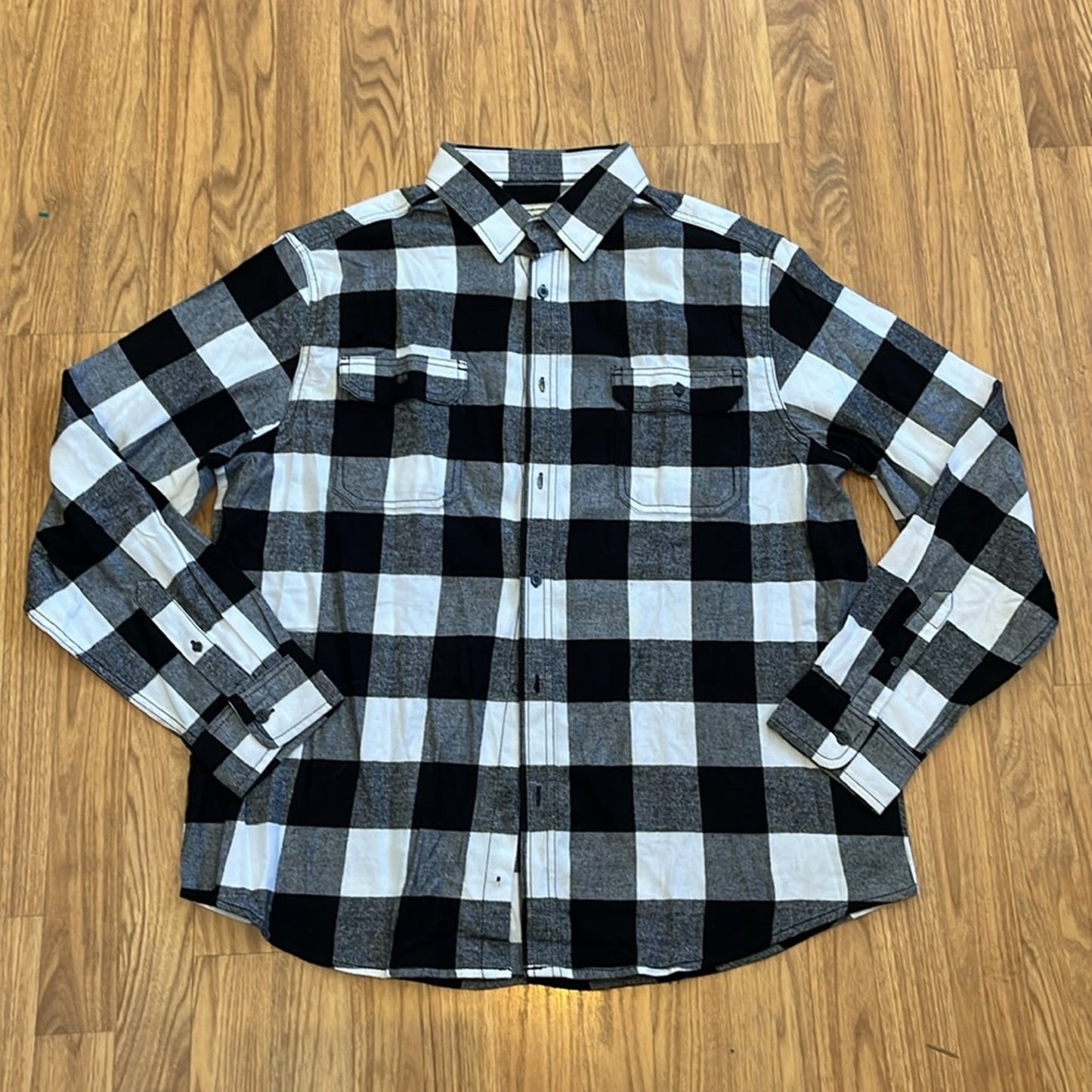 Poetic Justice Flannel Shirt upcycled unisex size XL X- Large