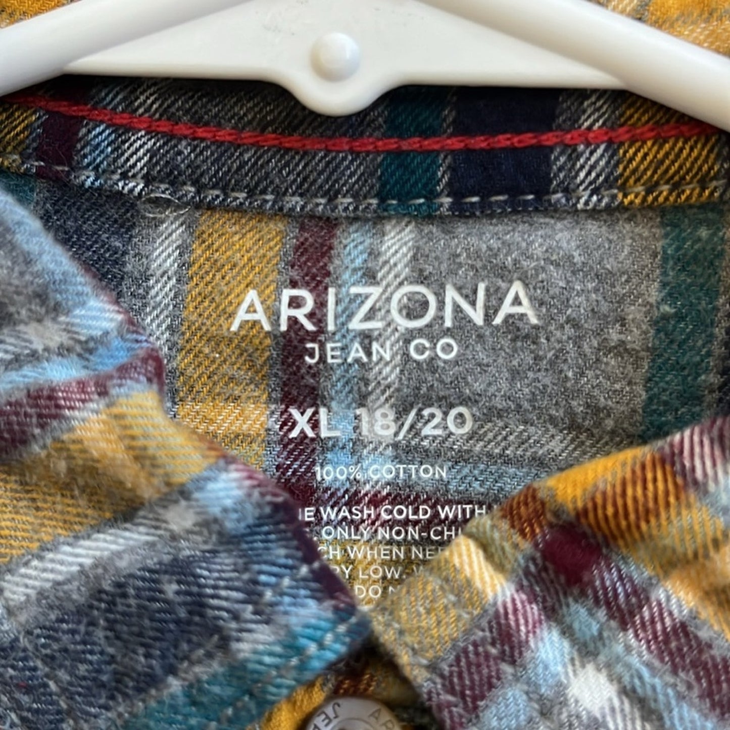 Disney Toy Story Flannel Shirt upcycled kids size XL