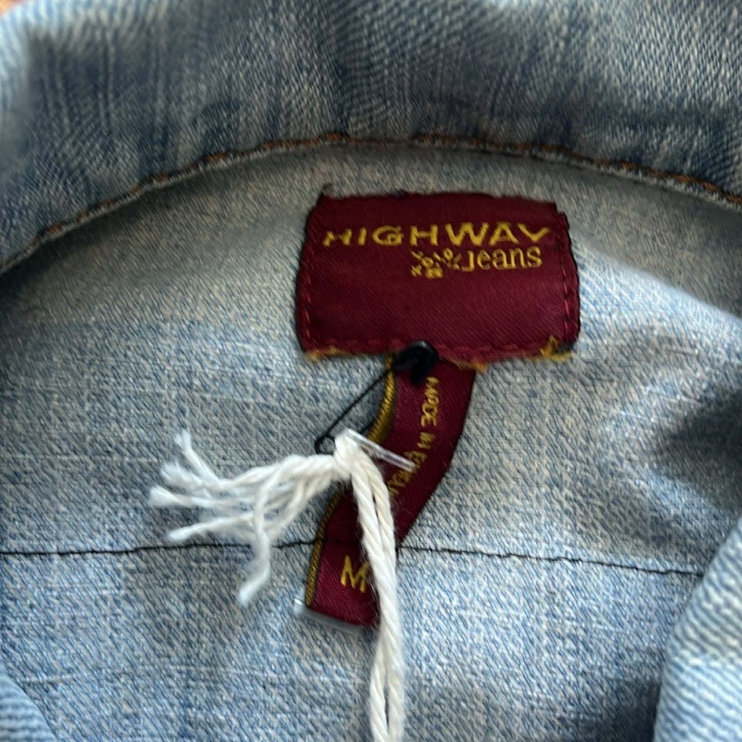 Poetic Justic Jean Jacket upcycled Size Medium M