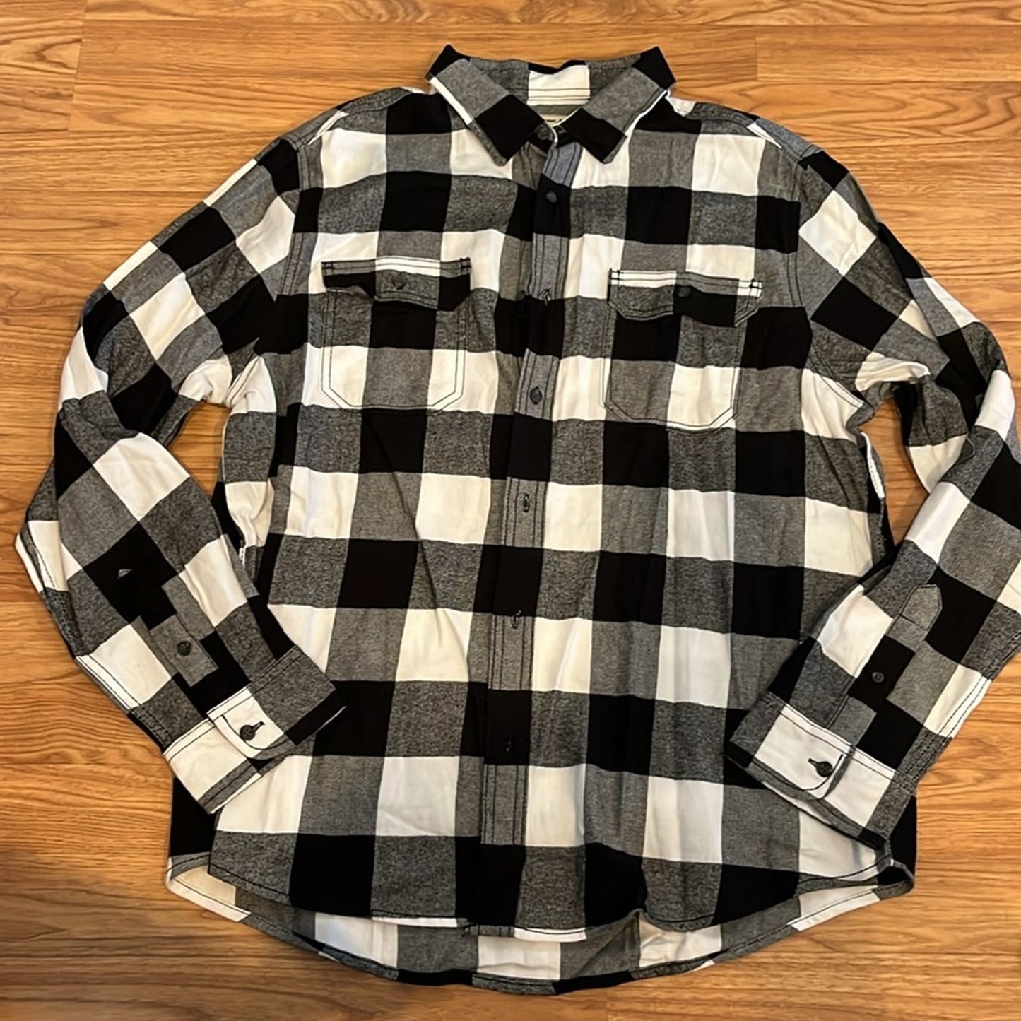 Friends Tom and Jerry Upcycled Flannel Shirt Unisex size XL X-large