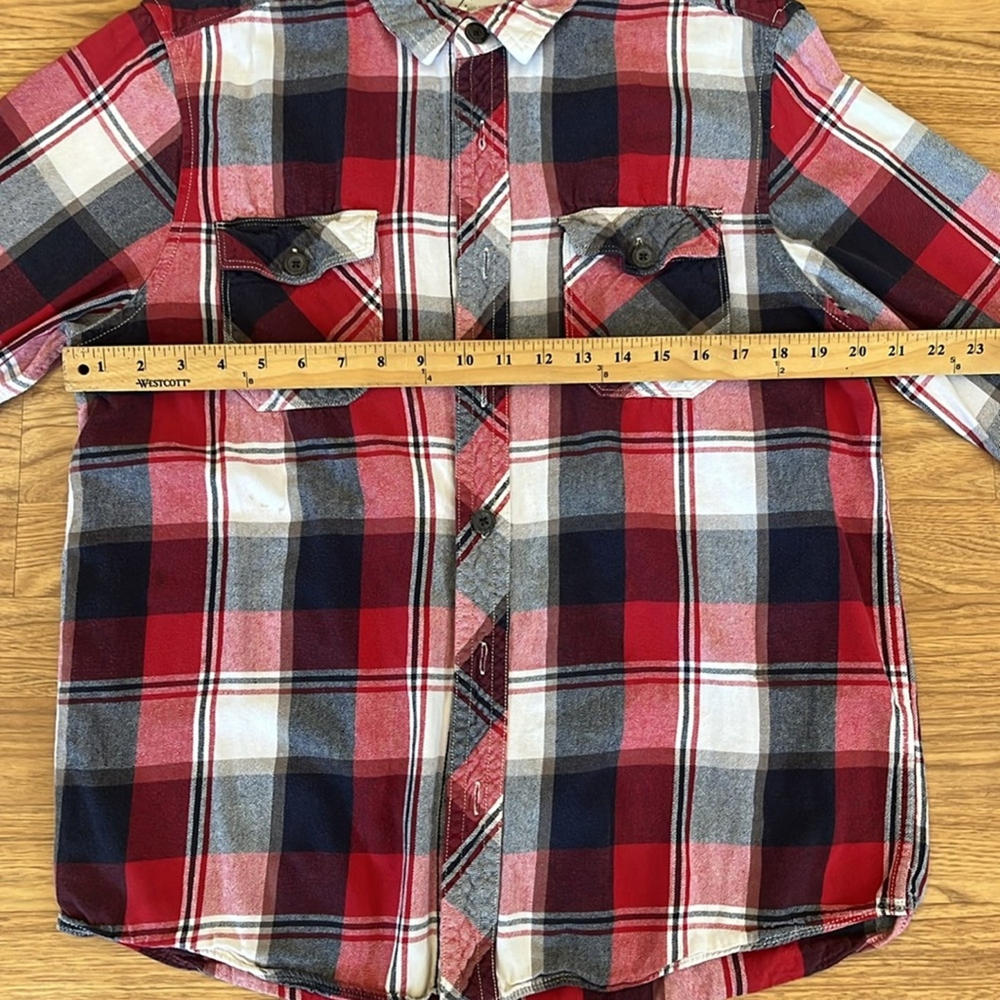 Los Angeles Clippers Flannel Shirt upcycled unisex Size Large L