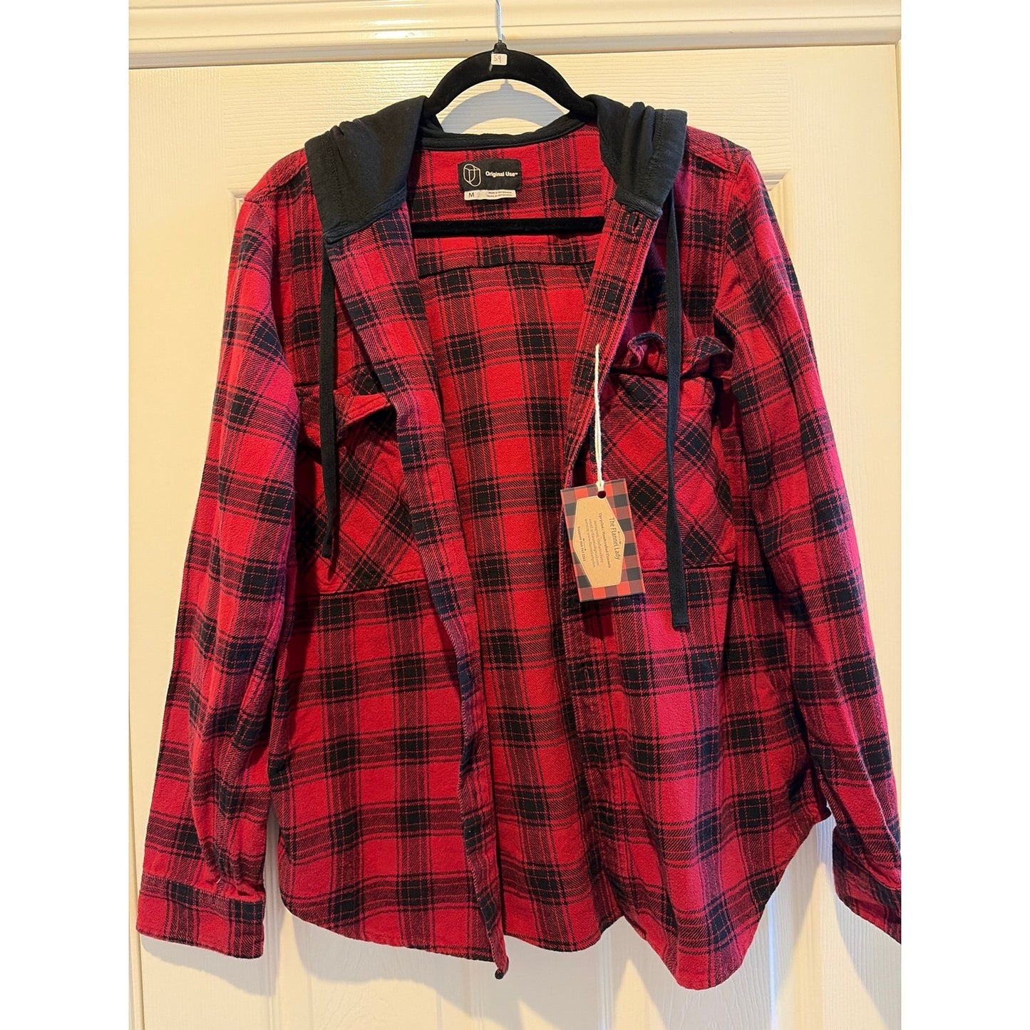 Star Wars Season Greetings Christmas Upcycled Flannel Shirt Unisex Medium M