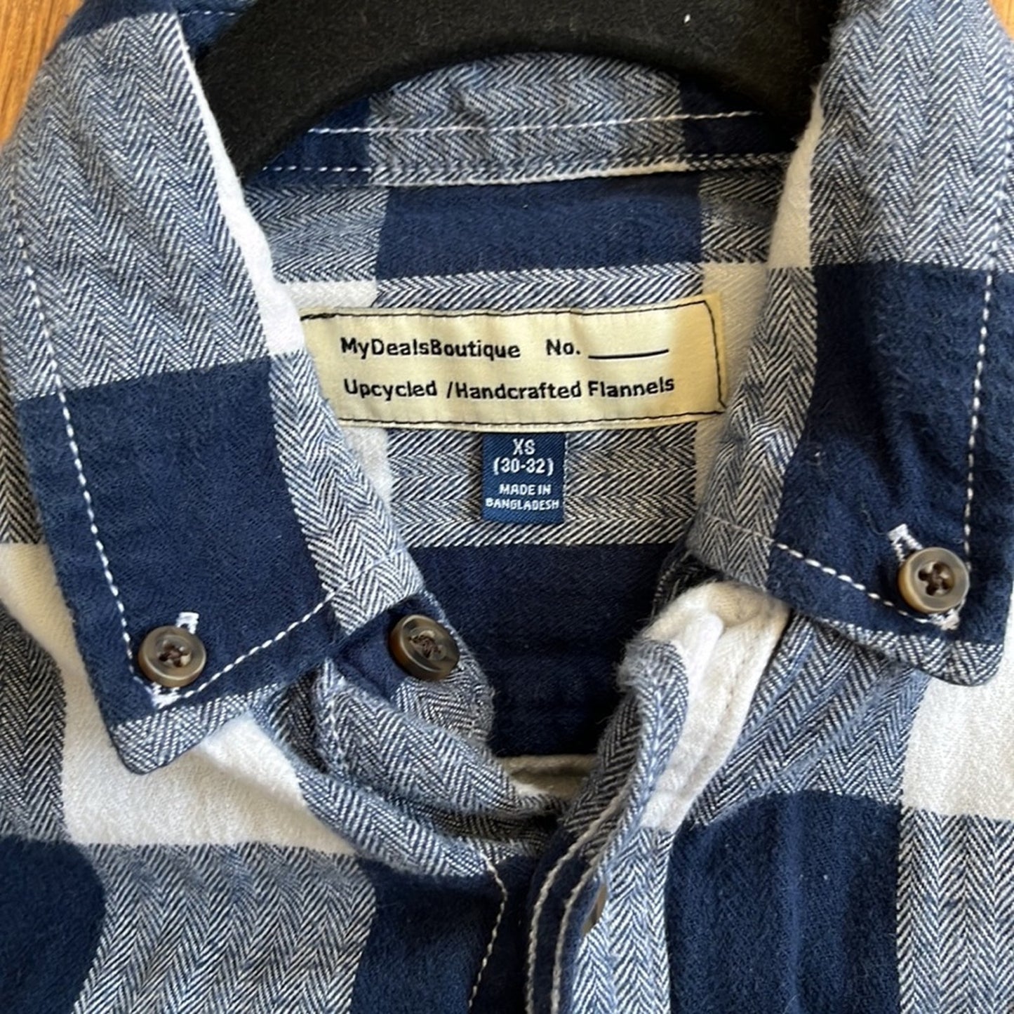 The Rolling Stones Flannel shirt upcycled one of a kind Size XS men's / unisex