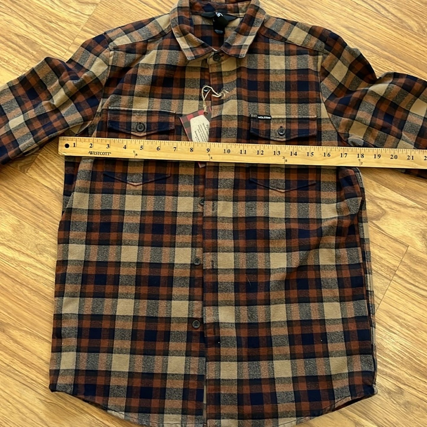 Star Wars Halloween Volcom Flannel Shirt upcycled size 12Y