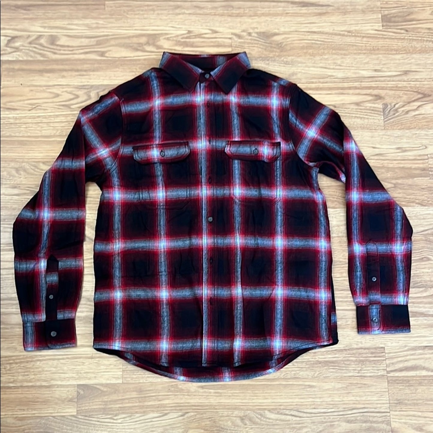 Taylor Swift Eras Tour Upcycled Flannel Shirt unisex Size Medium M