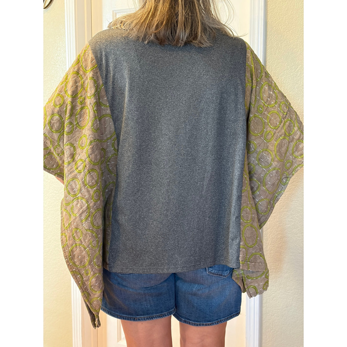 Jimmy Buffett Upcycled Kantha Tunic Top Shirt OS Handmade