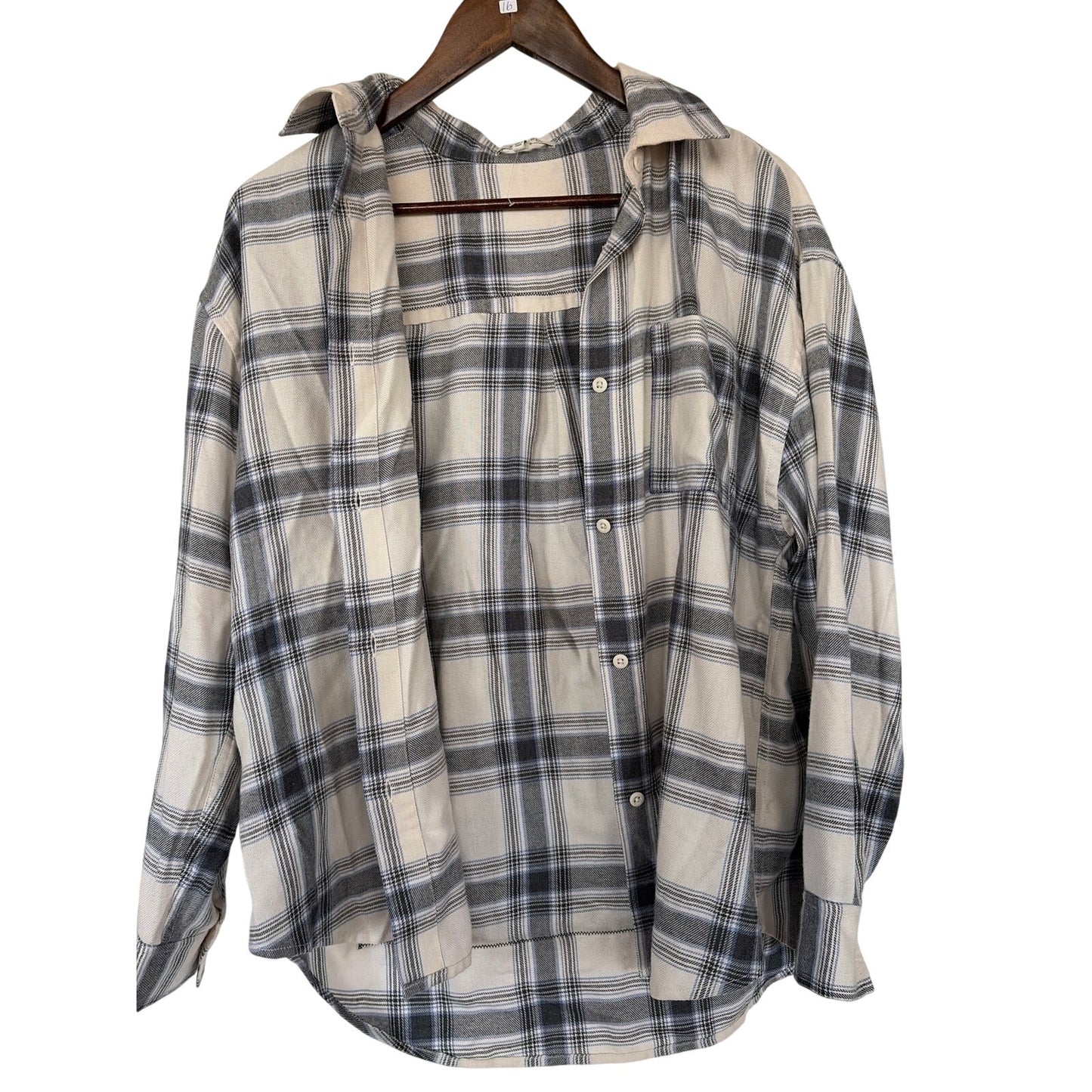 Dolly Parton Upcycled Flannel Shirt Woman's Size Small S