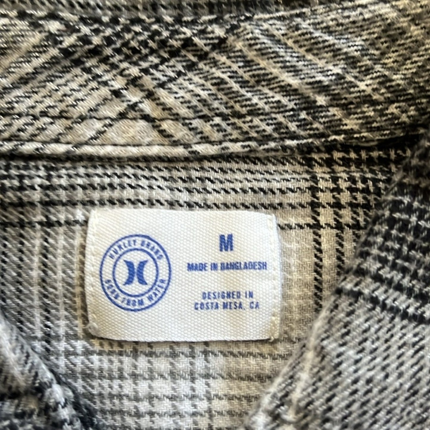 David Bowie Flannel Shirt upcycled unisex Size Medium M