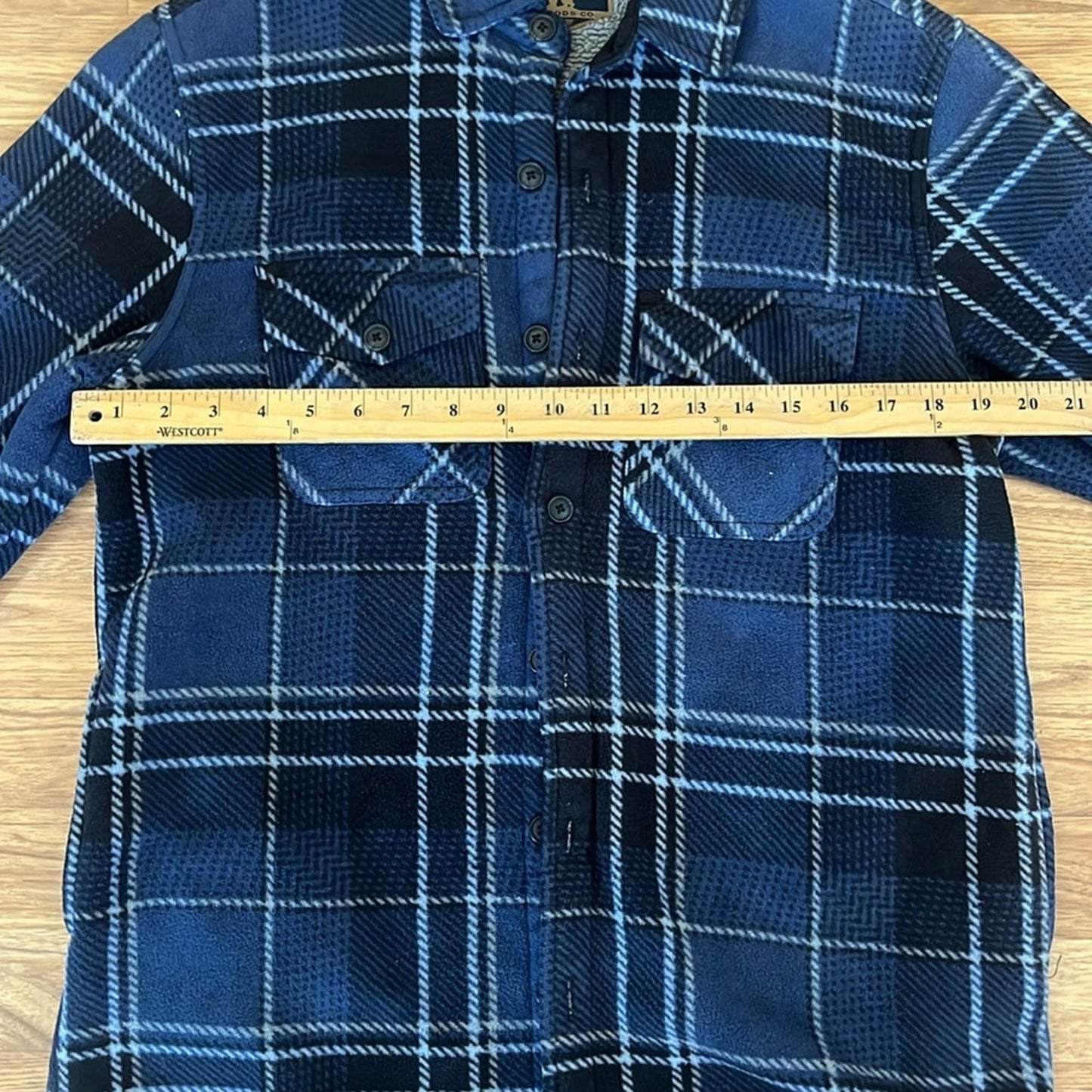 Los Angeles Rams Football NFL Fleece Jacket upcycled unsex Size Medium M