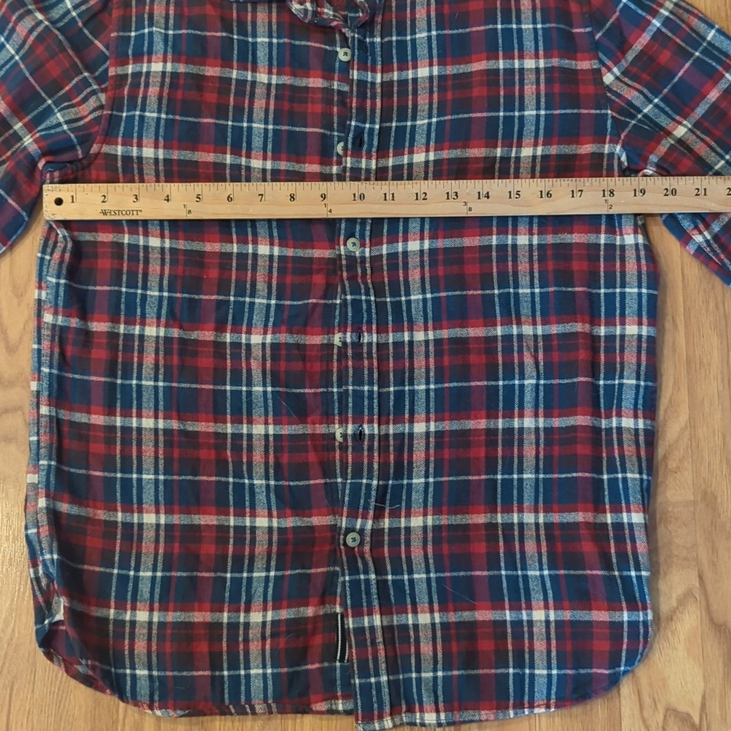Avengers Upcycled Flannel Shirt Unisex Size Medium M