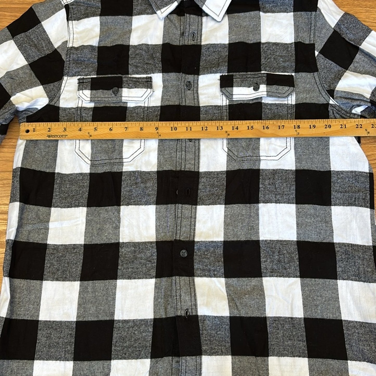 Mickey Mouse Disneyland upcycled Flannel Shirt Unisex Size Large L
