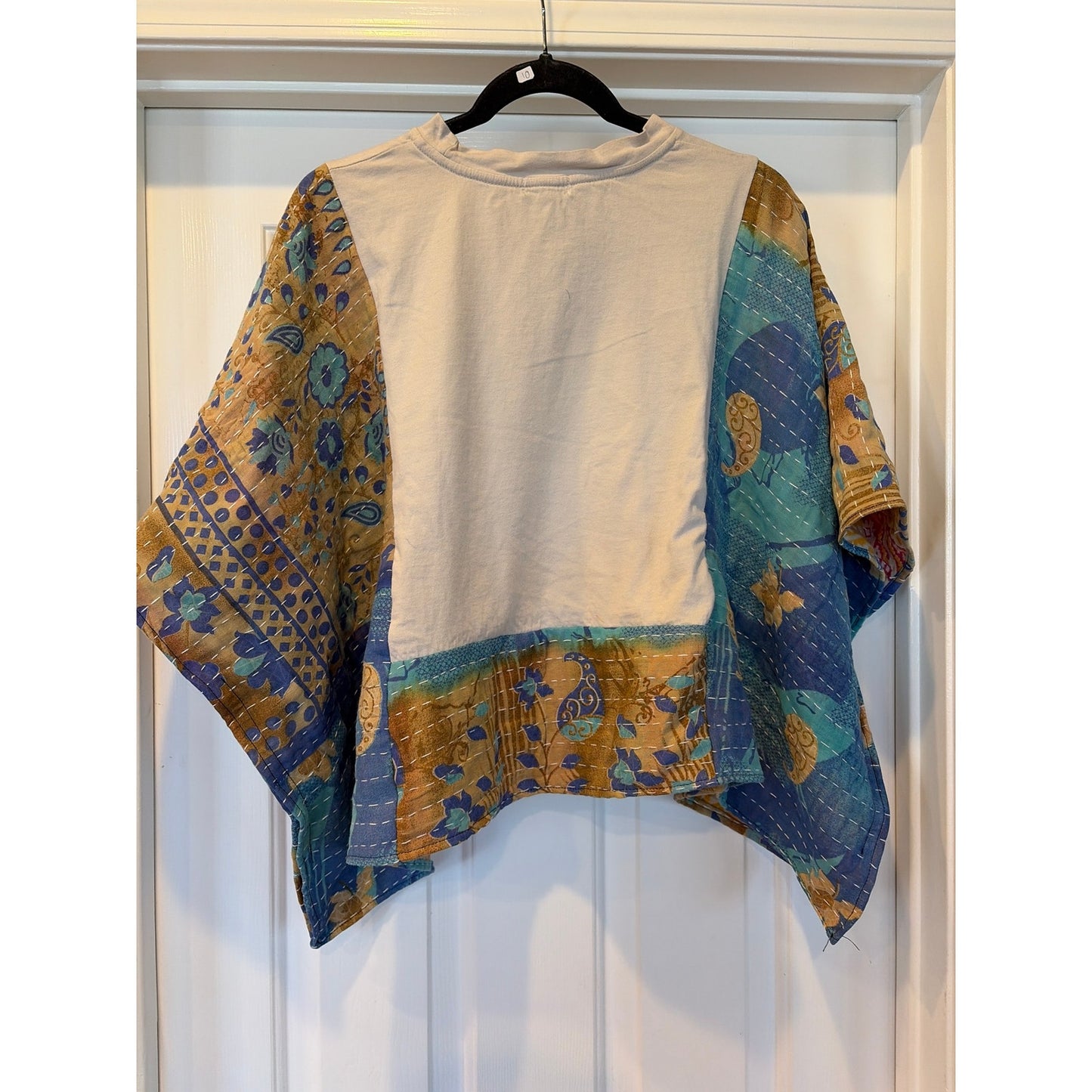 Hotel California Kantha Tunic Top Shirt OS Handmade Boho