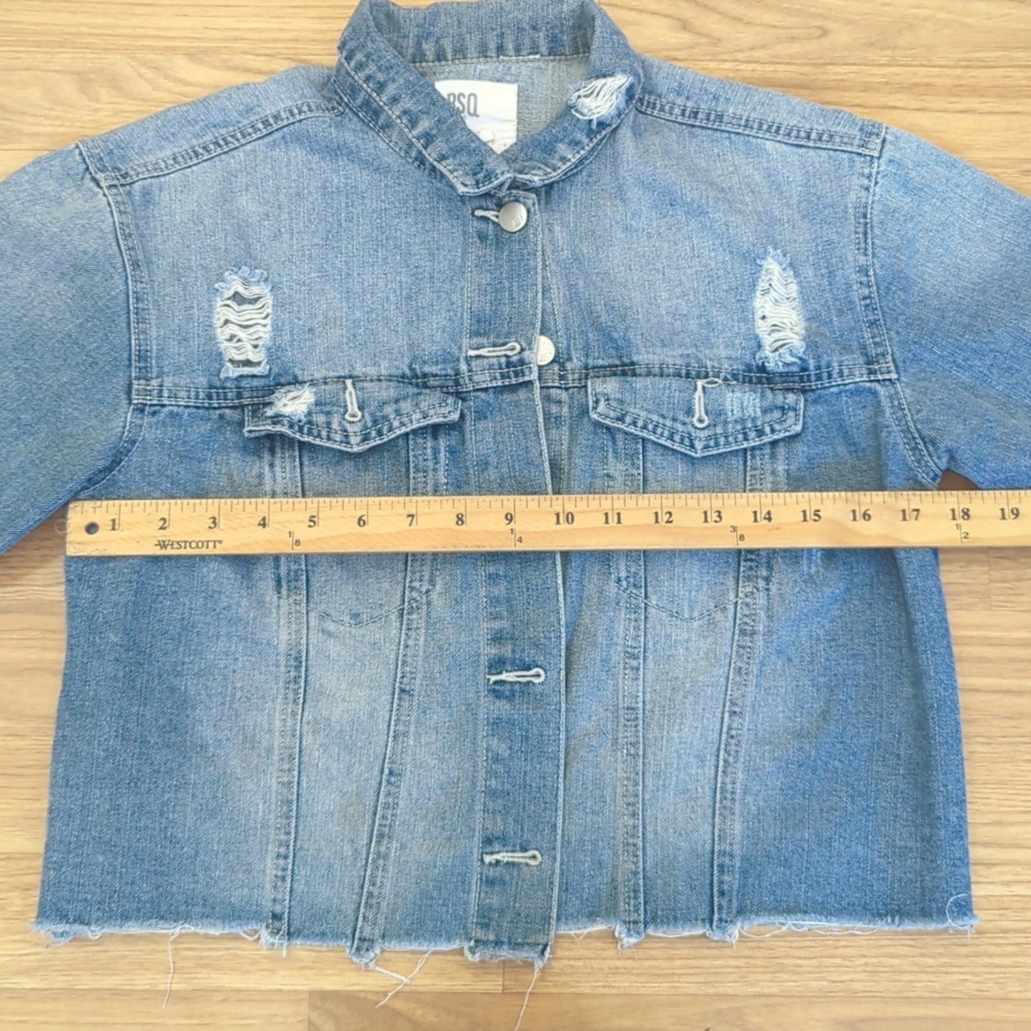 Bob Marley Frayed Jean Jacket upcycled one of a kind Small