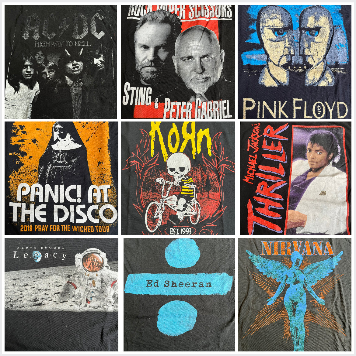 Upcycled / One-of-a-kind Band Flannel Shirt