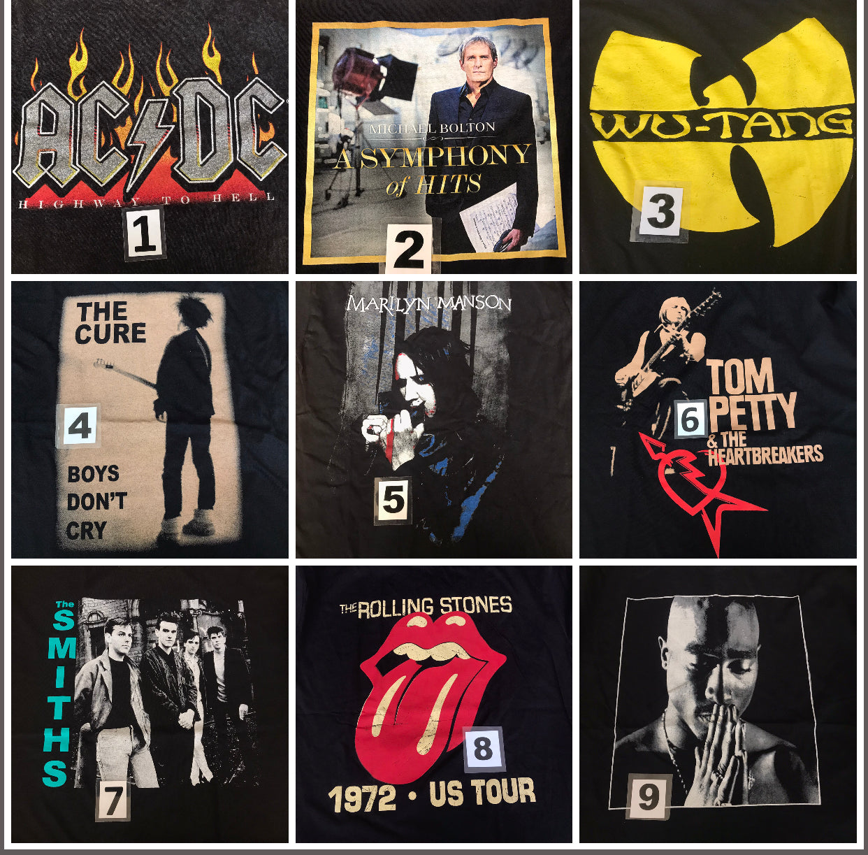 Upcycled / One-of-a-kind Band Flannel Shirt