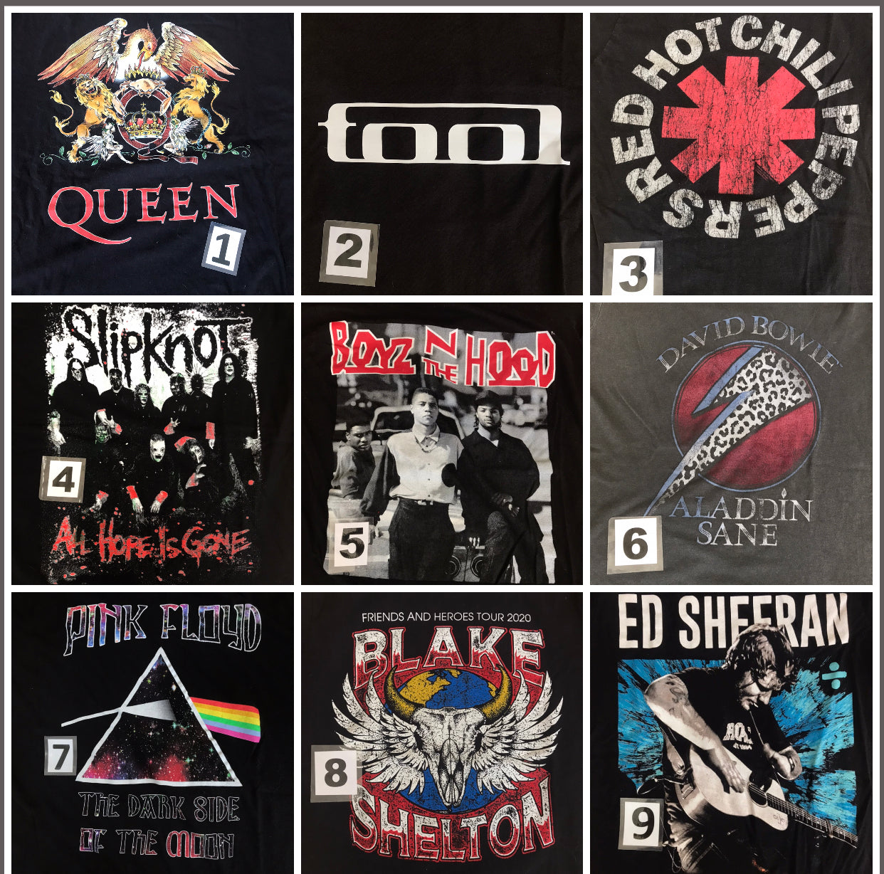 Upcycled / One-of-a-kind Band Flannel Shirt