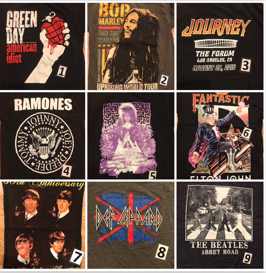 Upcycled / One-of-a-kind Band Flannel Shirt