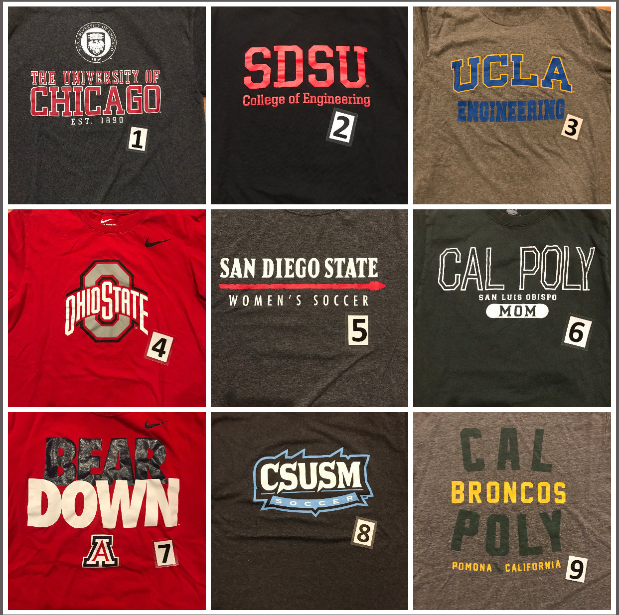 Upcycled / One-of-a-kind College Flannel Shirt