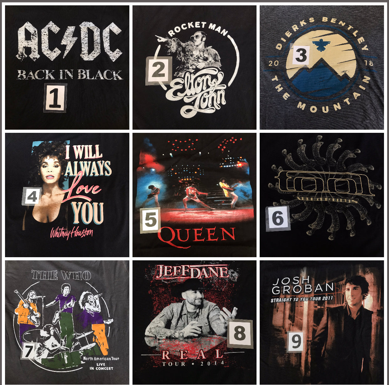 Upcycled / One-of-a-kind Band Flannel Shirt