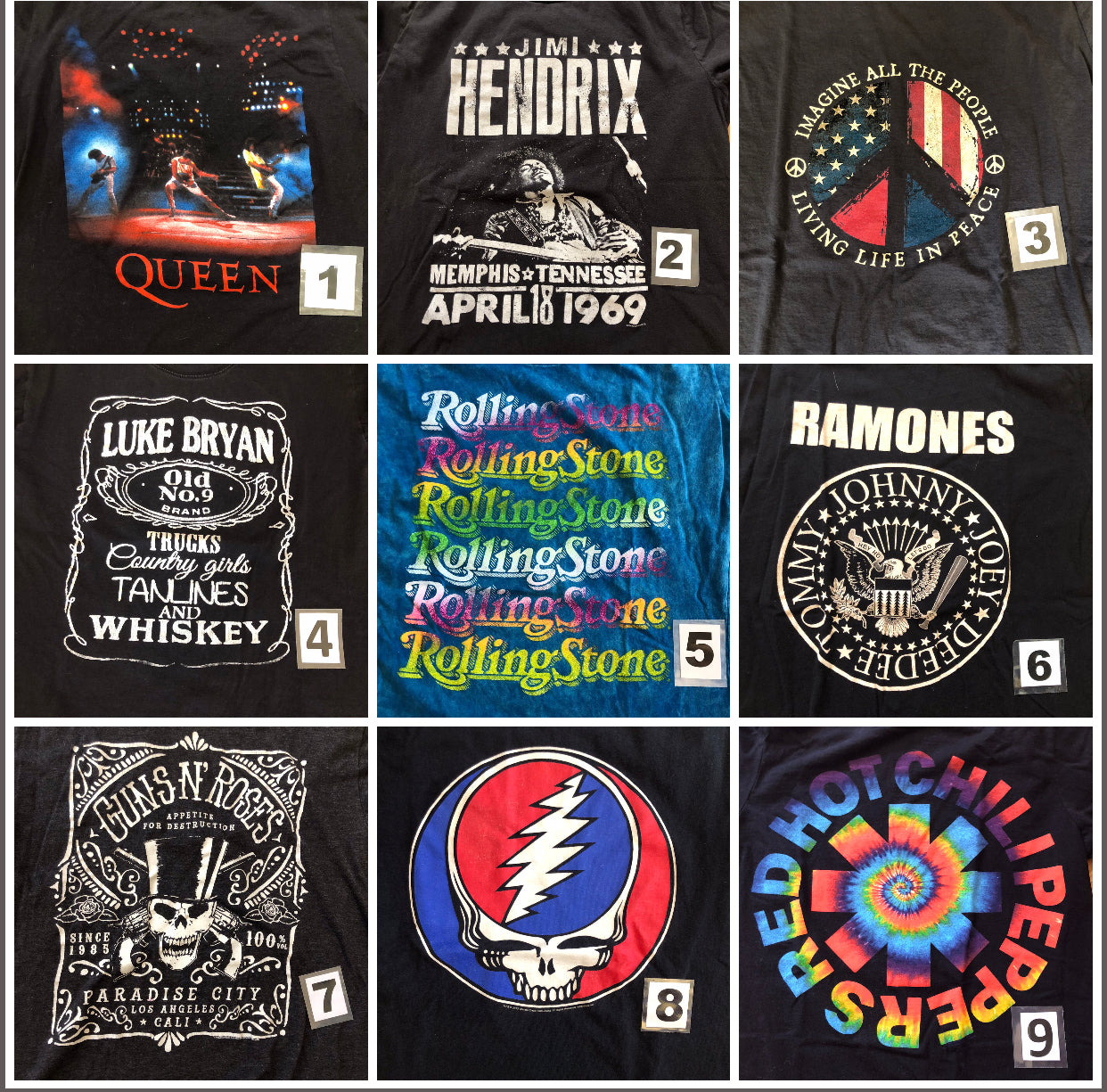 Upcycled / One-of-a-kind Band Flannel Shirt