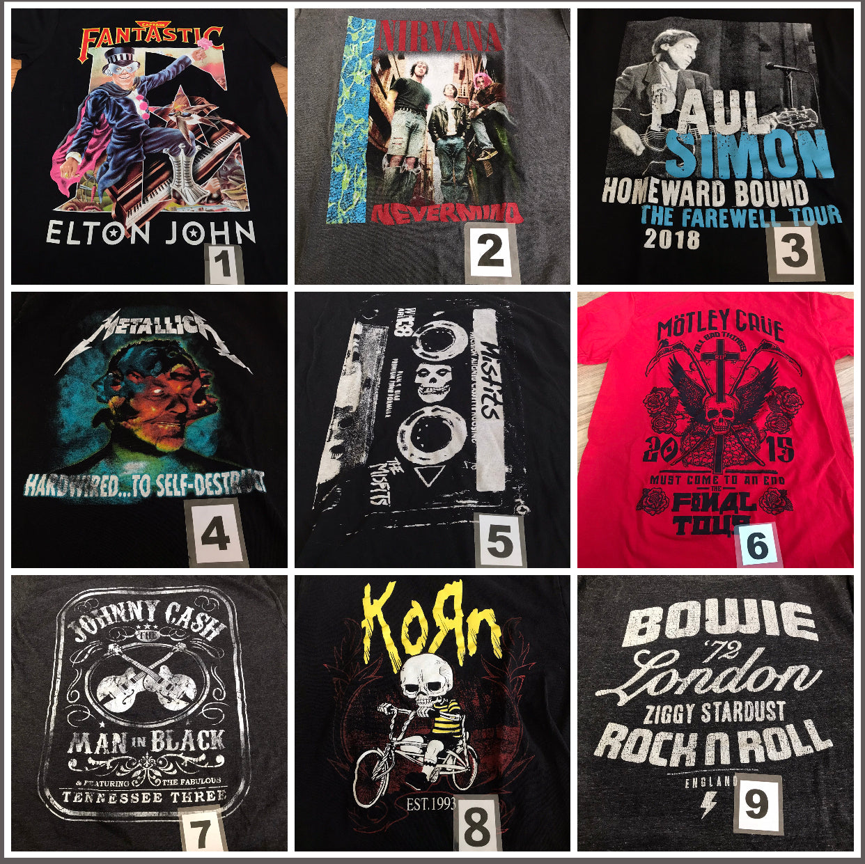 Upcycled / One-of-a-kind Band Flannel Shirt