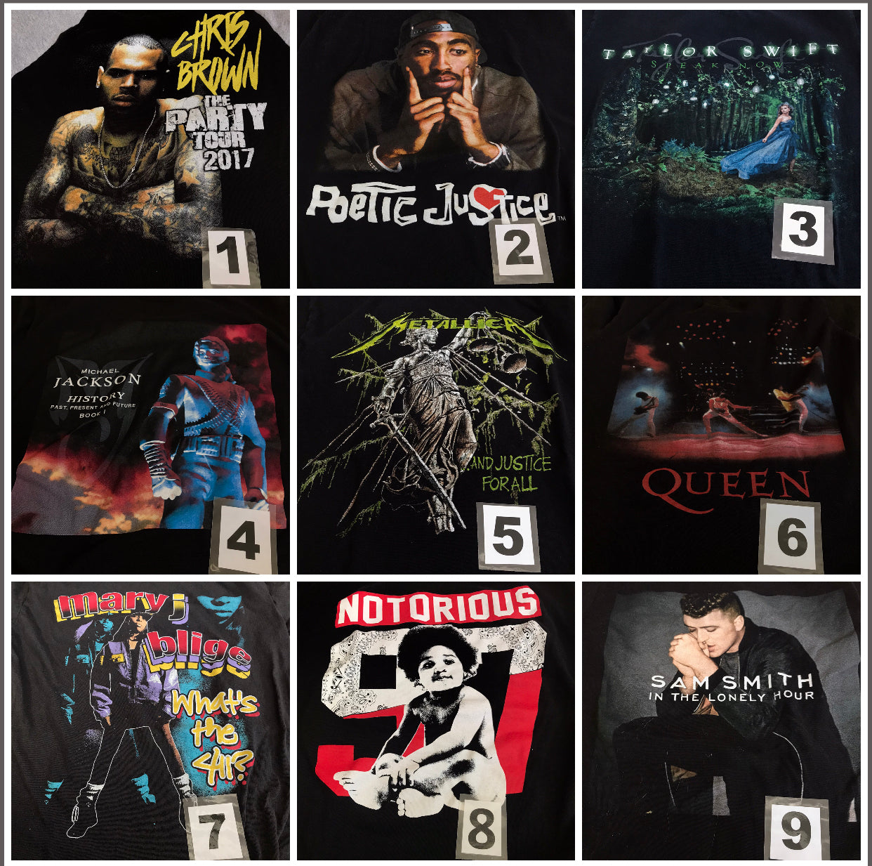 Upcycled / One-of-a-kind Band Flannel Shirt