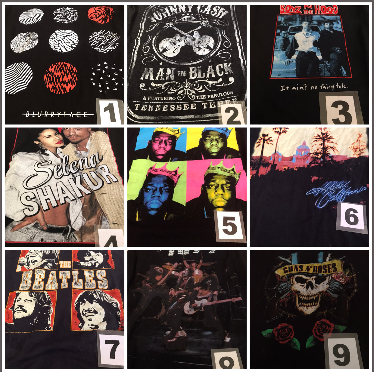 Upcycled / One-of-a-kind Band Flannel Shirt