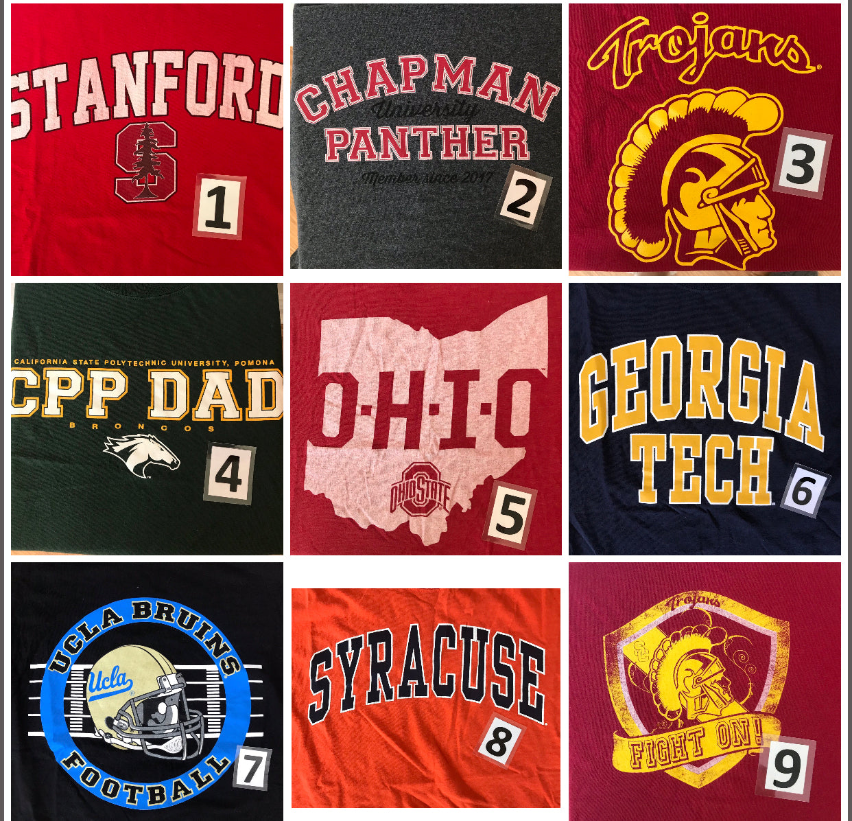 Upcycled / One-of-a-kind College Flannel Shirt