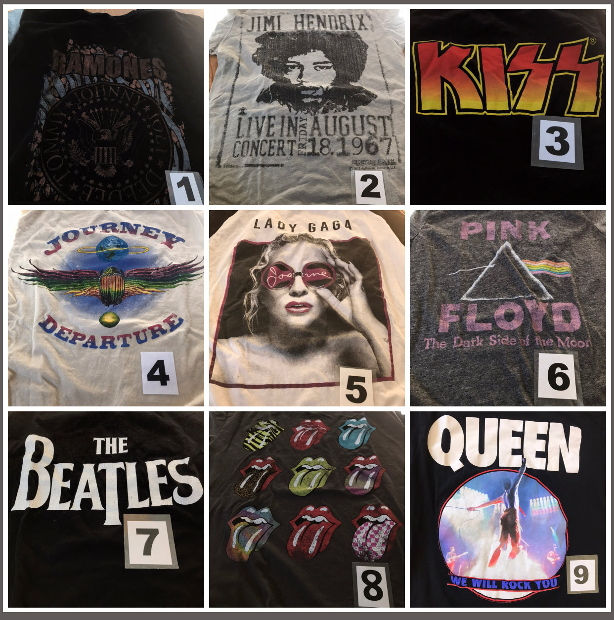 Upcycled / One-of-a-kind Band Flannel Shirt