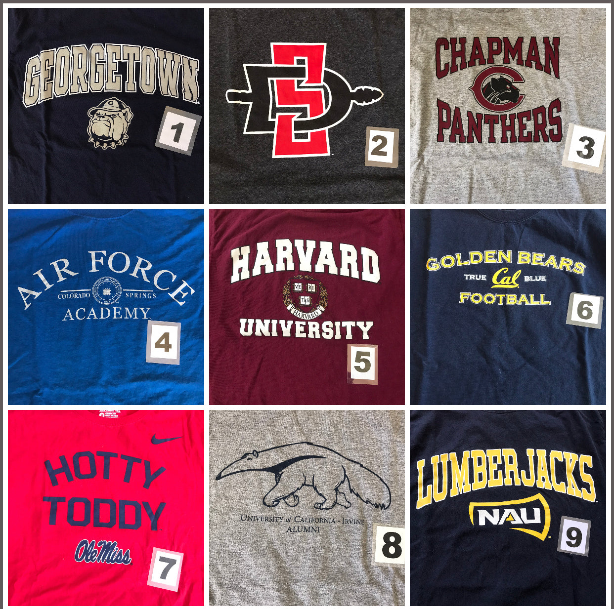 Upcycled / One-of-a-kind College Flannel Shirt