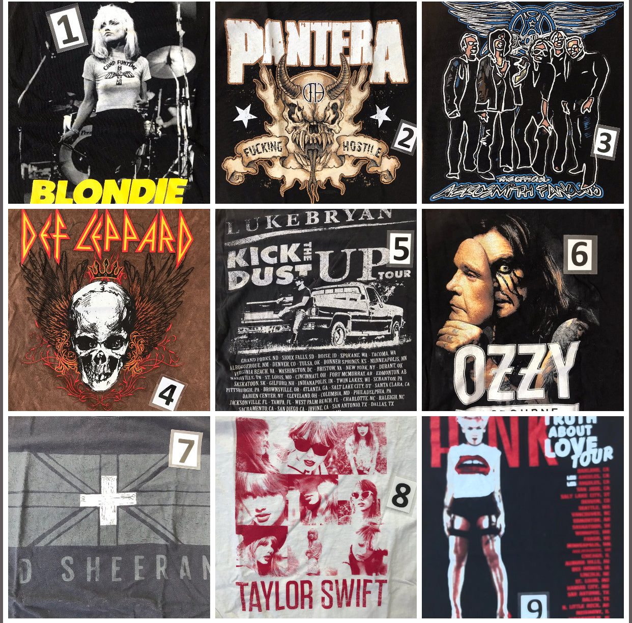 Upcycled / One-of-a-kind Band Flannel Shirt