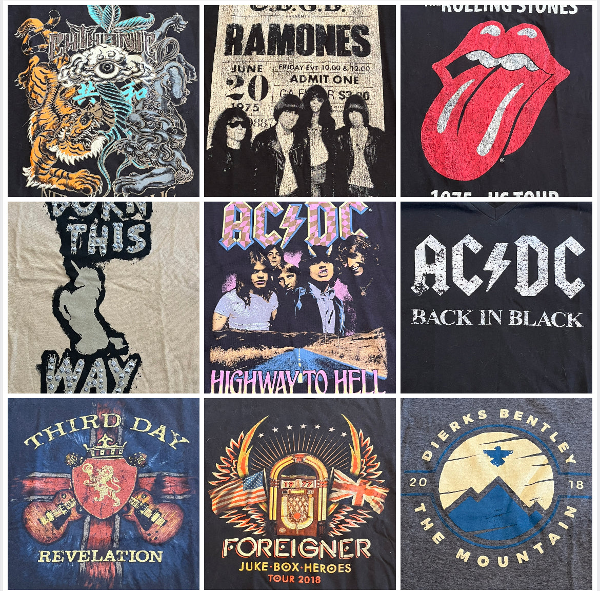 Upcycled / One-of-a-kind Band Flannel Shirt