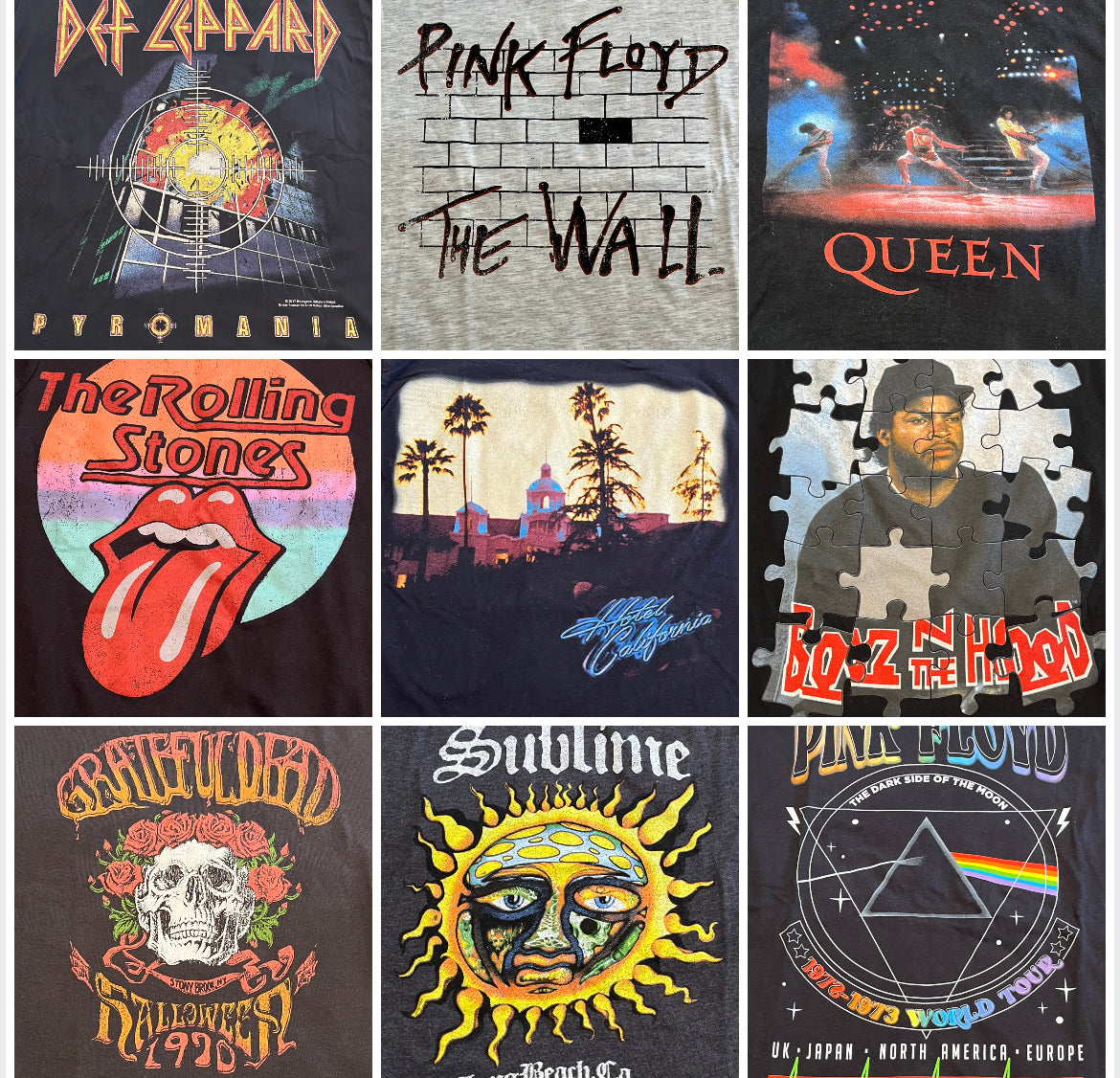 Upcycled / One-of-a-kind Band Flannel Shirt