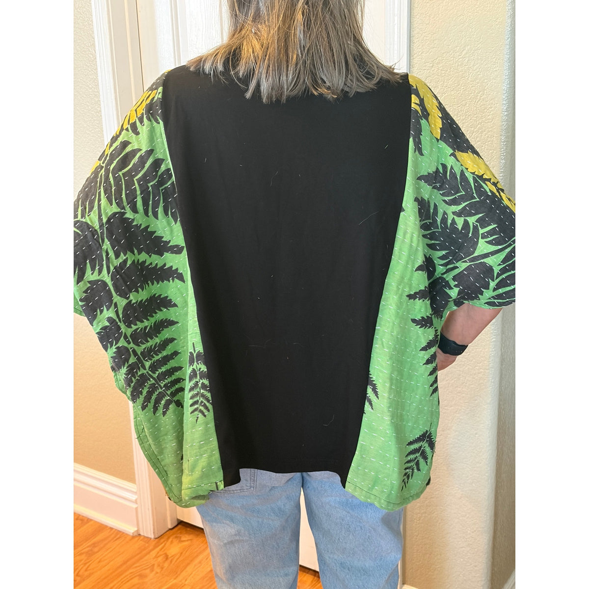 Bob Marley Upcycled Kantha Tunic Top Shirt OS Handmade Boho