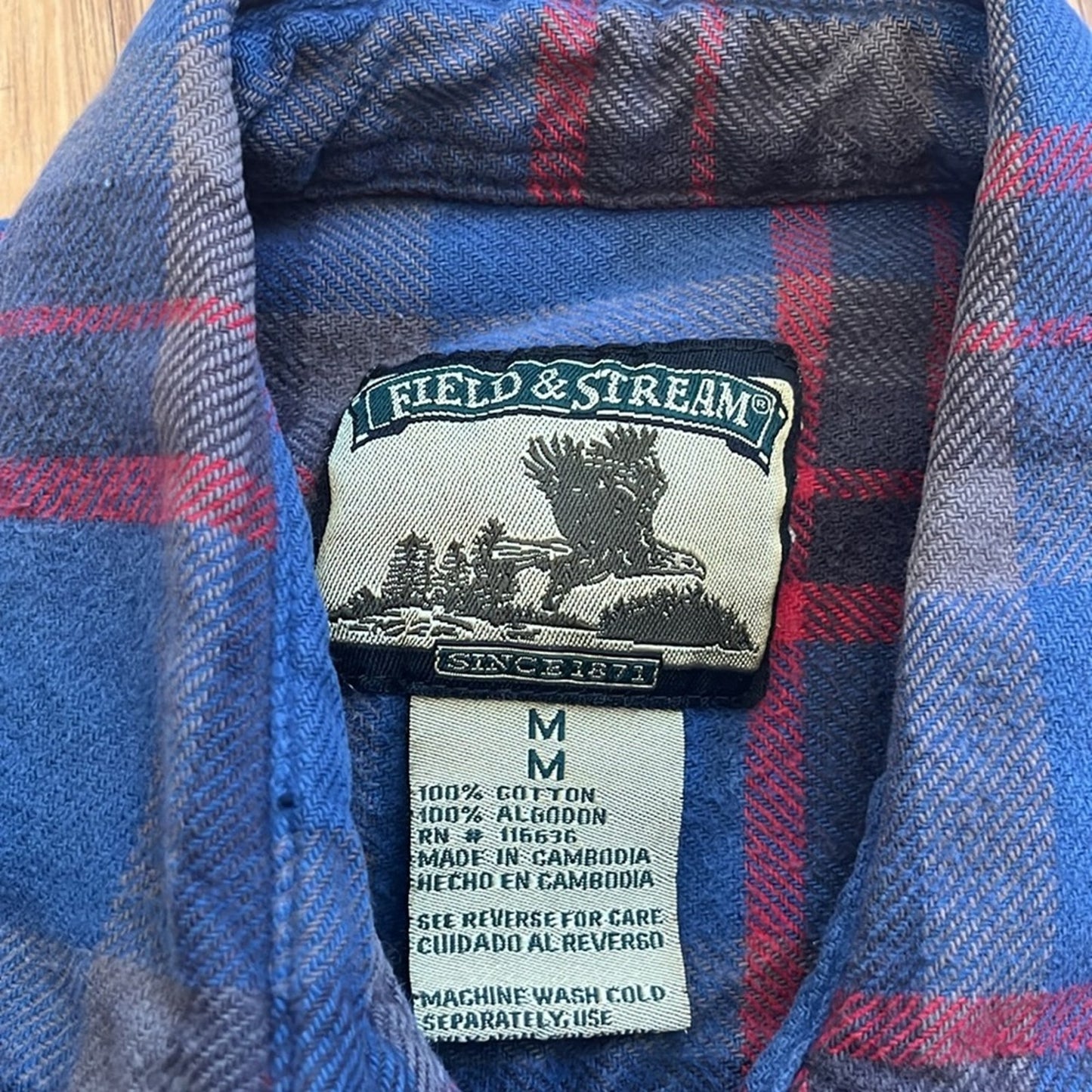 Van Halen Flannel Shirt upcycled unisex size Medium M