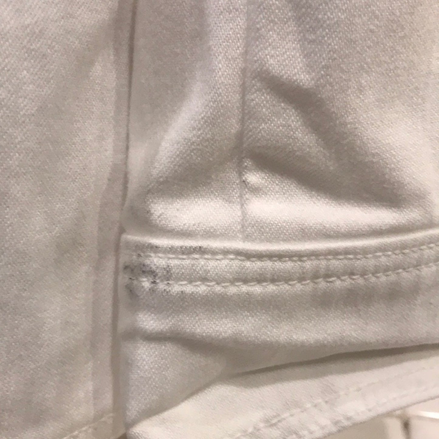 MLB Angels Baseball jacket denim white upcycled one of a kind size 16