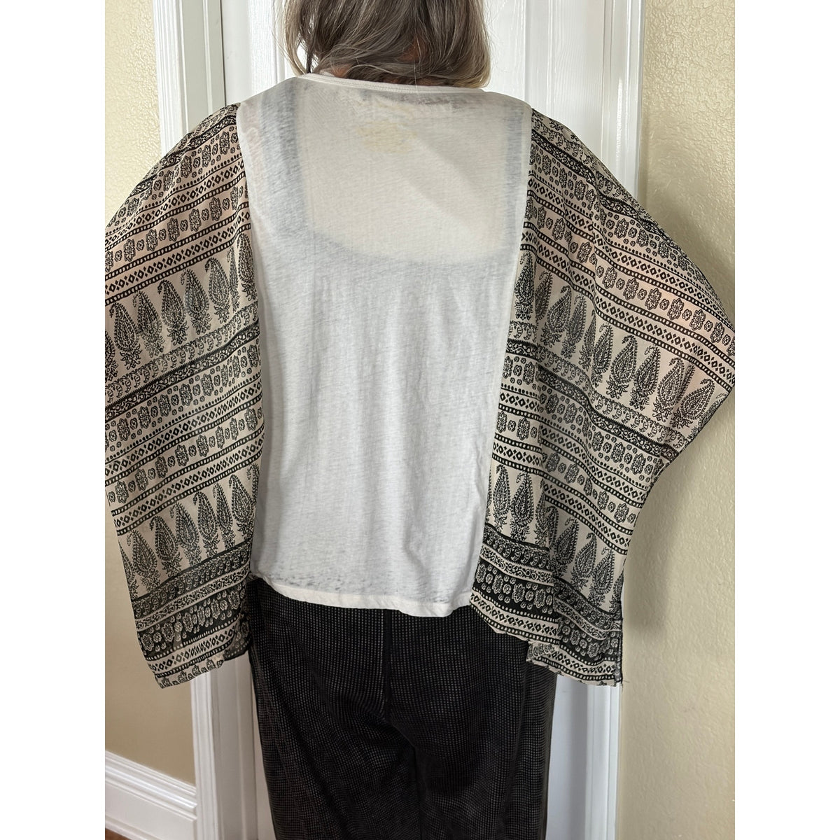 John Lennon Upcycled Tunic Top Shirt OS Boho Handmade