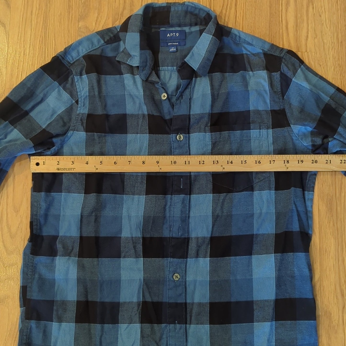 Star Trek Mr. Spock This is Illogical Upcycled Flannel Shirt Unisex Medium M