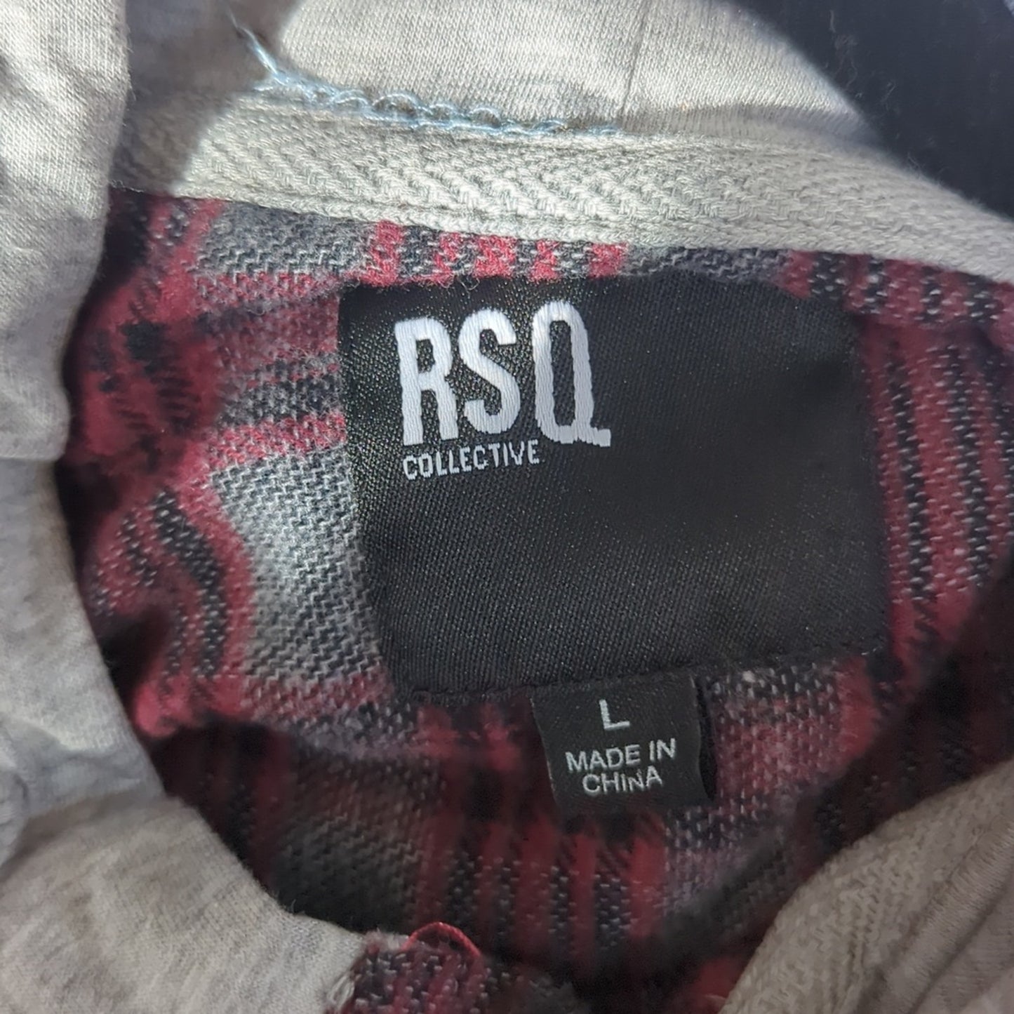 Pink Floyd Flannel with hood Upcycled one of a kind Size Large unisex