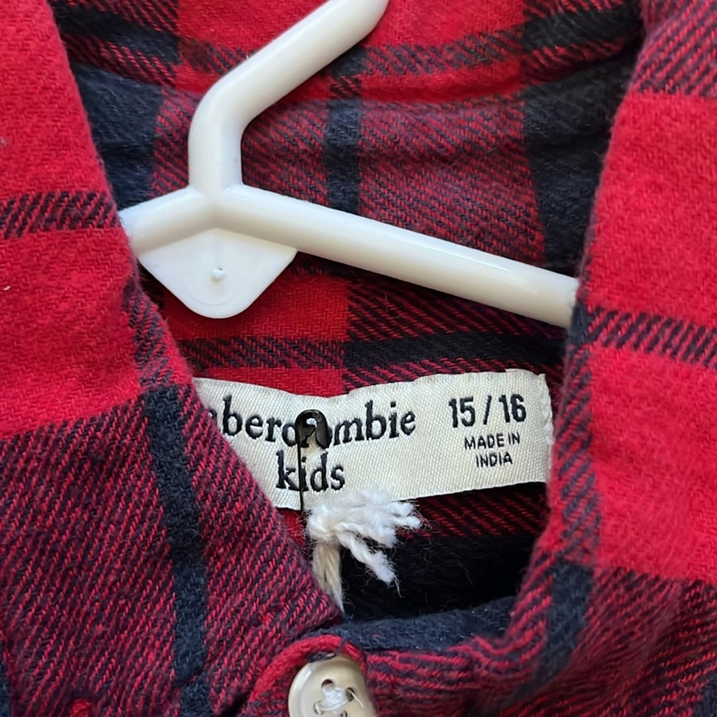 A&F Jurassic World Flannel Shirt upcycled unisex size 15 / 16