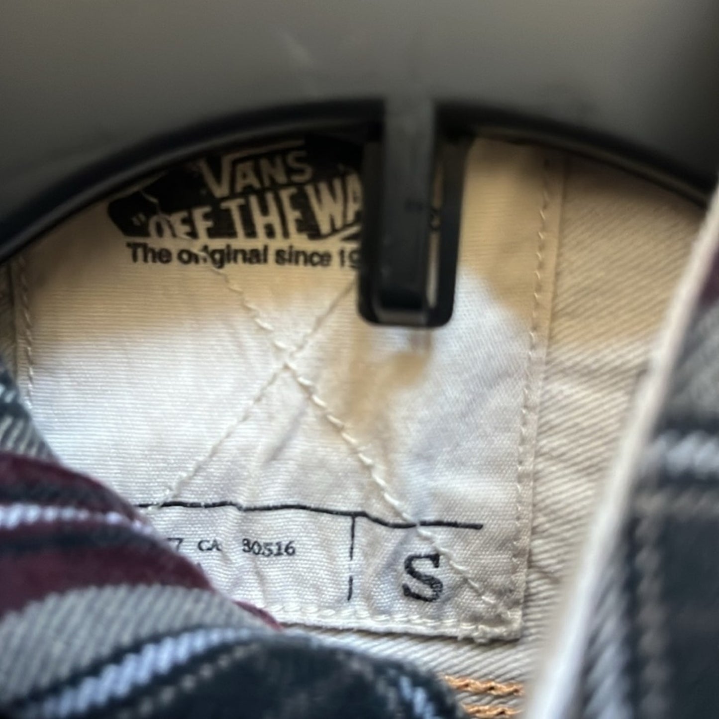 Vans The Beetles Newport Beach Flannel Shirt Button Down upcycled unisex Small