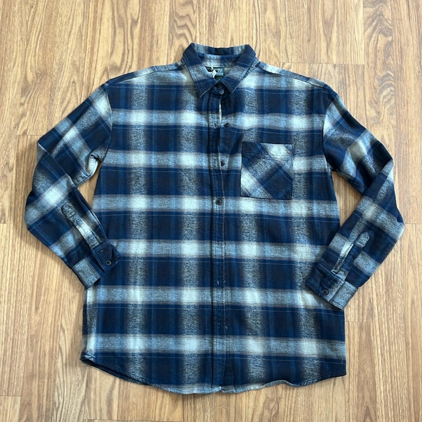 Dilly Dilly Flannel Shirt Upcycled Size Medium M