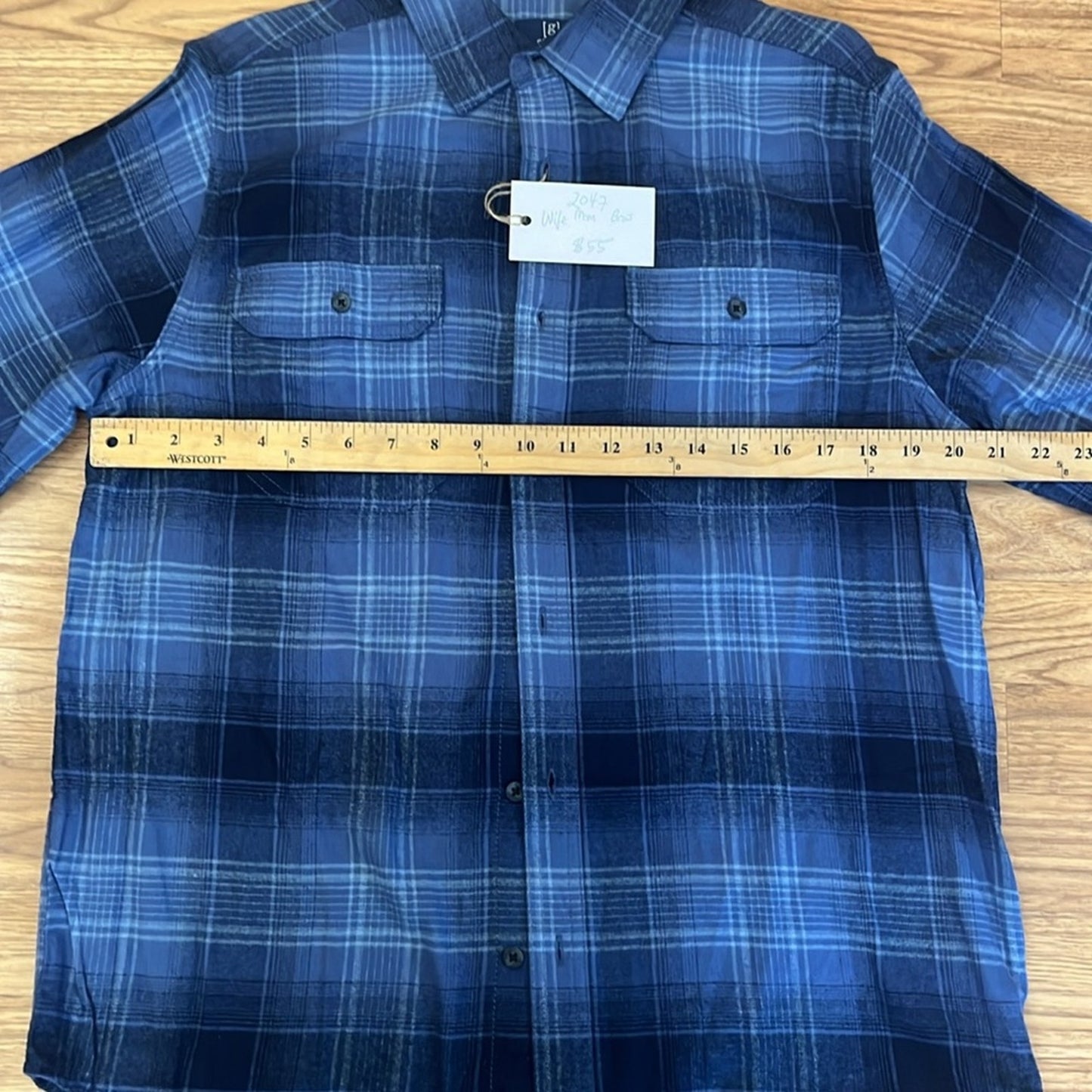 Wife Mom Boss Flannel Shirt upcycled one of a kind unisex Medium