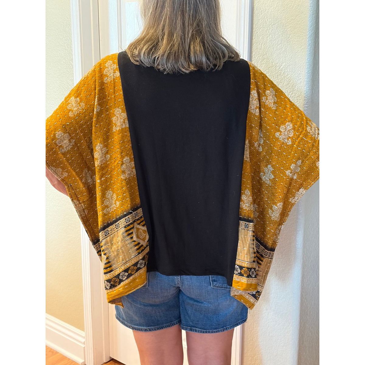 Tupac Shakur Upcycled Kantha Tunic Top Shirt OS Boho Handmade