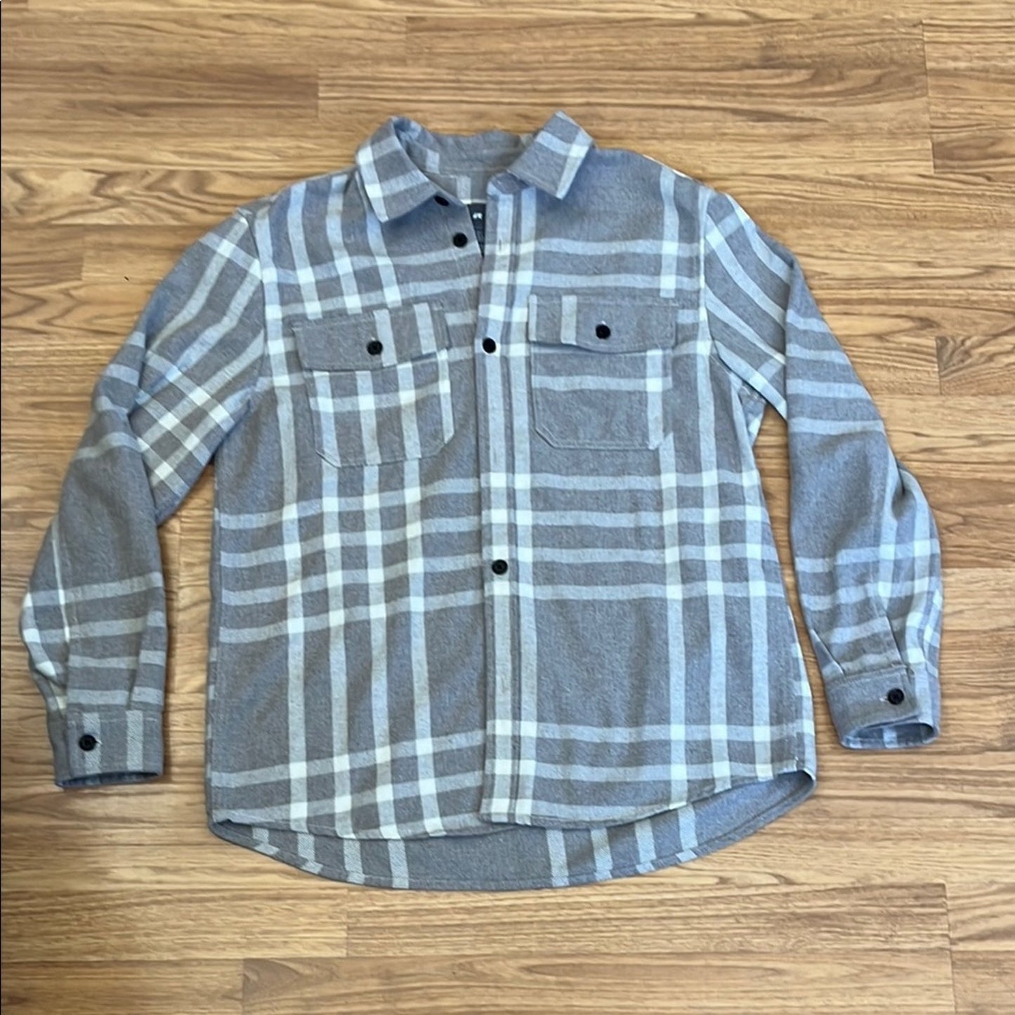 Namaste Home with My Dog Upcycled Flannel Jackets Size Large L