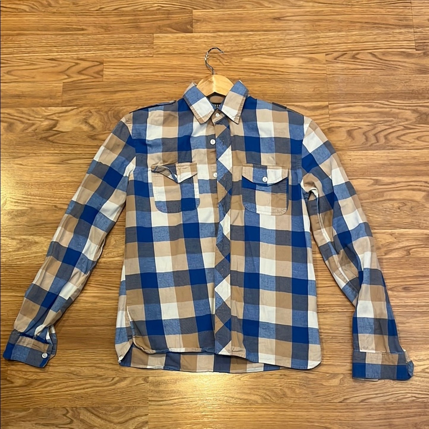 The Smith's Upcycled Flannel Shirt Unisex Size XS X-small Handmade