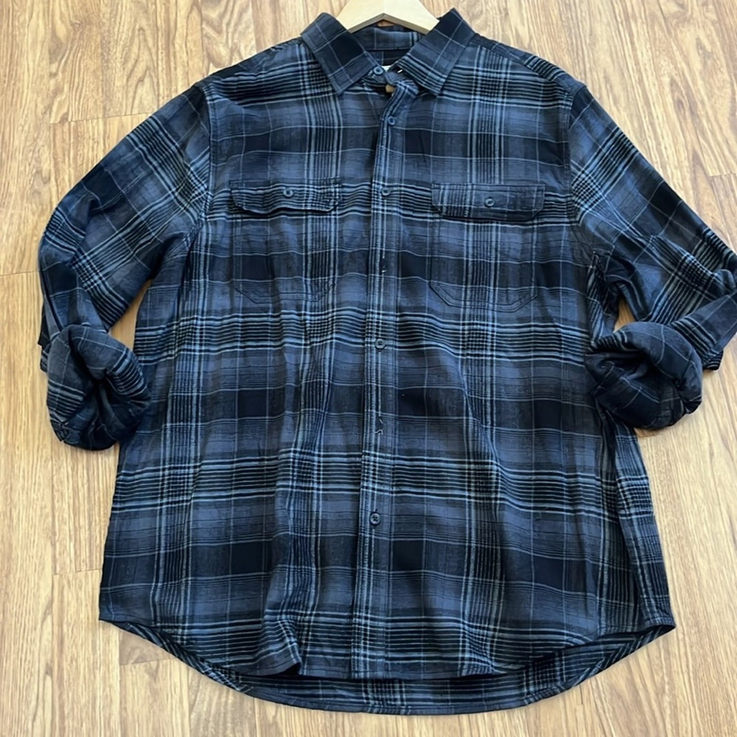 Nightmare on Elm Street Halloween Flannel Shirt upcycled unisex Size XL