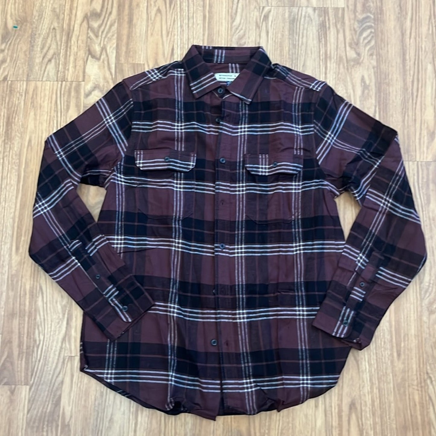 West Coast Rappers Flannel Shirt upcycled unisex size medium M
